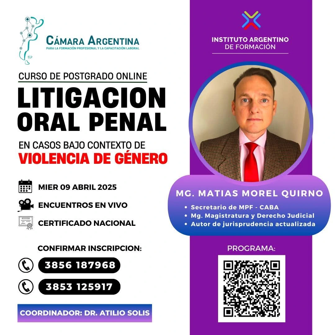 CURSO DE LITIGACIÓN PENAL EN CASOS DE VIOLENCIA DE GÉNERO